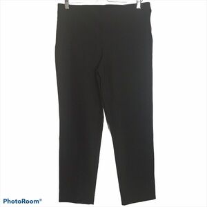 Charter Club Skinny Ankle Mid Rise Split Hem Black Jeans 12